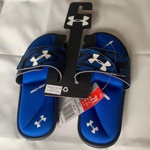 Under Armour youth slides